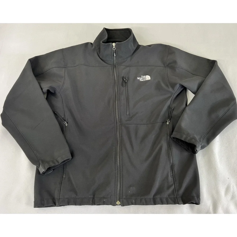 The North Face‎ Logo Mens Sz Large Outdoor Hiking Softshell Jacket